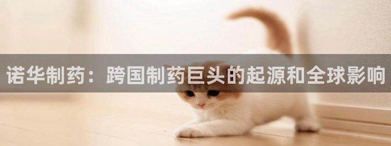 usdt九游会老哥俱乐部：诺华制药：跨国制药巨头的起源和全球影响