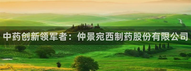 九游会老哥必备的交流社区九：中药创新领军者：仲景宛西制药股份有限公司
