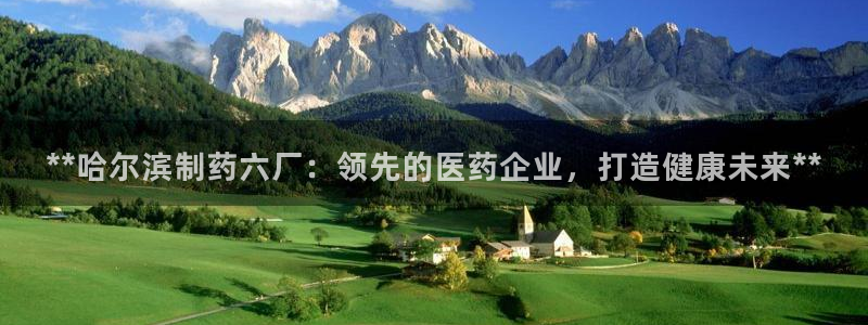 九游会老哥俱乐部必备的交流社区：**哈尔滨制药六厂：领先的医药企业，打造健康未来**