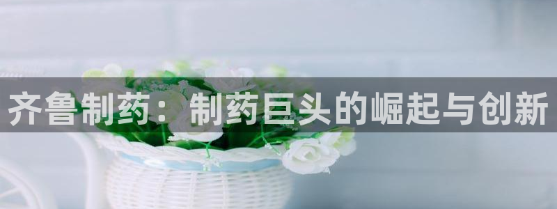 九游会老哥俱乐部交流社区：齐鲁制药：制药巨头的崛起与创新