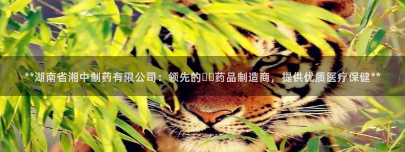 九游会老哥俱乐部社区论坛：**湖南省湘中制药有限公司：领先的เภ药品制造商，提供优质医疗保健**