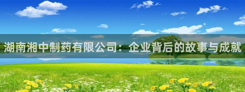 老哥俱乐部是干什么的：湖南湘中制药有限公司：企业背后的故事与成就