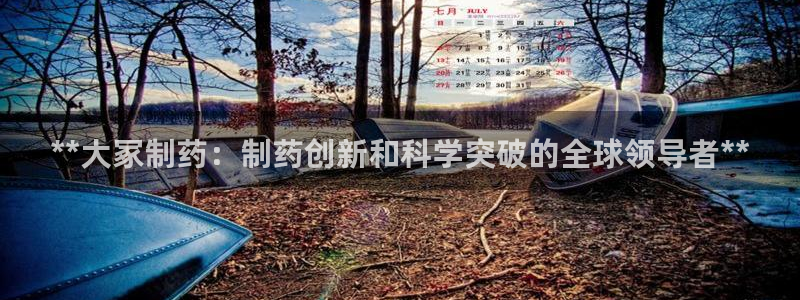 九游老哥俱乐部官网登录入口：**大冢制药：制药创新和科学突破的全球领导者**