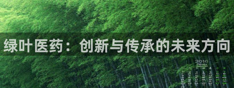 九游会老哥俱乐部论坛版：绿叶医药：创新与传承的未来方向