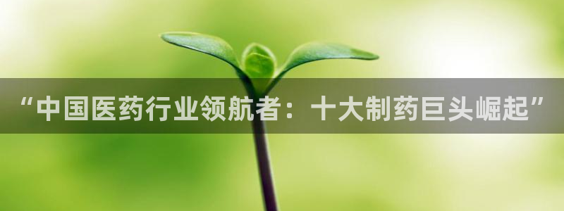九游会老哥俱乐部论坛版：“中国医药行业领航者：十大制药巨头崛起”